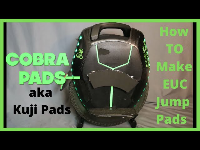 COBRA PADS aka Kuji Pads Making and Using Pads to Jump With My EUC