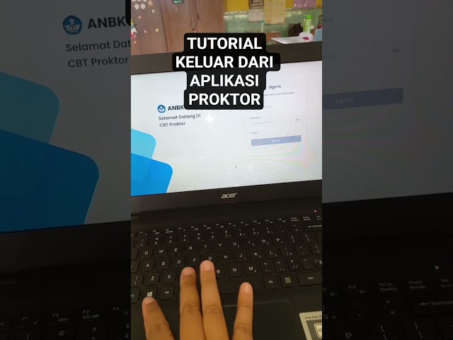 Keluar dari Proktor Anbk