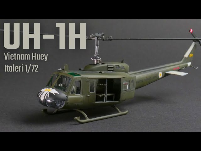 Bell UH-1H Iroquois "Huey" US Army 1/72 Italeri Full Build Video | RWO Models