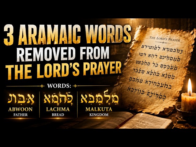 The Lord’s Prayer Hides 3 Powerful Aramaic Words — Their Original Meaning Changes Everything