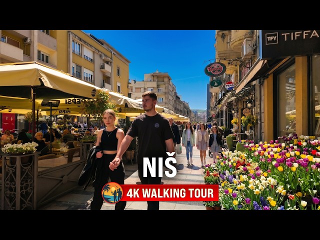 Nis, Serbia: The Birthplace of Constantine the Great, Walking Tour 4K