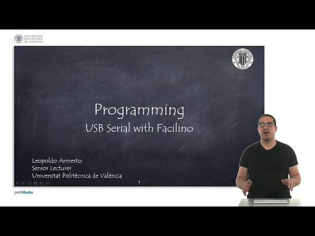 14/74 IoT MOOC Part I: USB Serial Communication with Facilino
