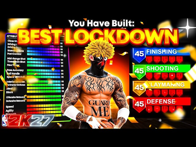 THIS LOCKDOWN BUILD is the BEST ALL AROUND BUILD in NBA 2K27 - BEST LOCKDOWN DEFENDER BUILD 2K27