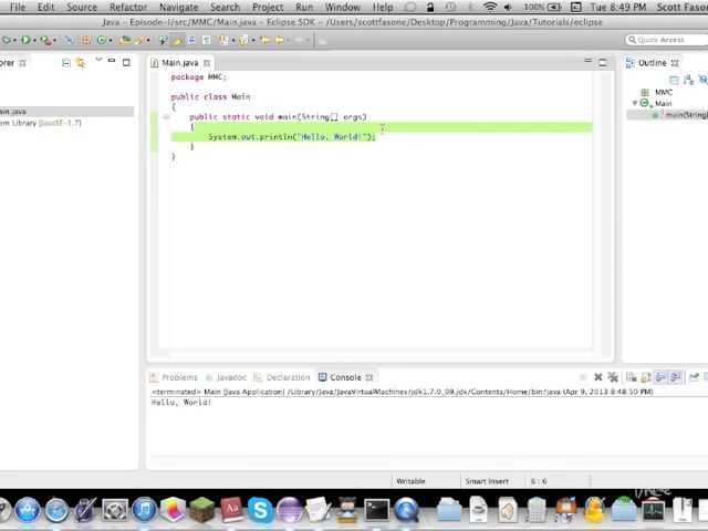 Java Tutorials: Episode 1 - Setup and "Hello, World!"