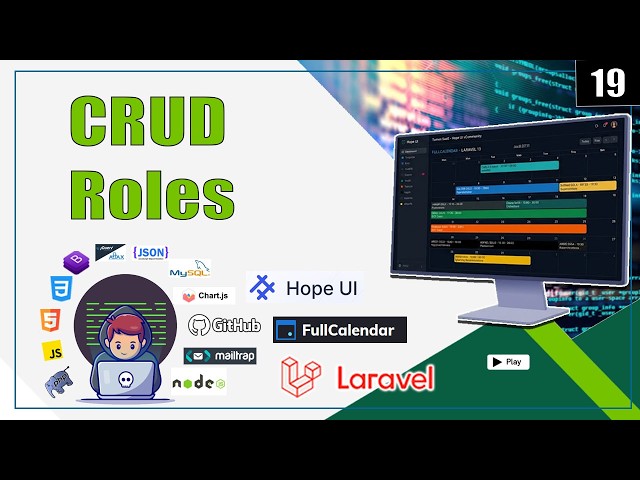 19 Full CRUD for Roles in Laravel with Spatie in the FullStack Work Shift System