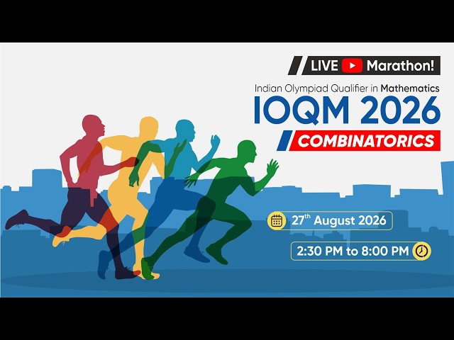 Combinatorics for IOQM 🔥 | Indian Olympiad Qualifier in Mathematics | Live Marathon | ALLEN