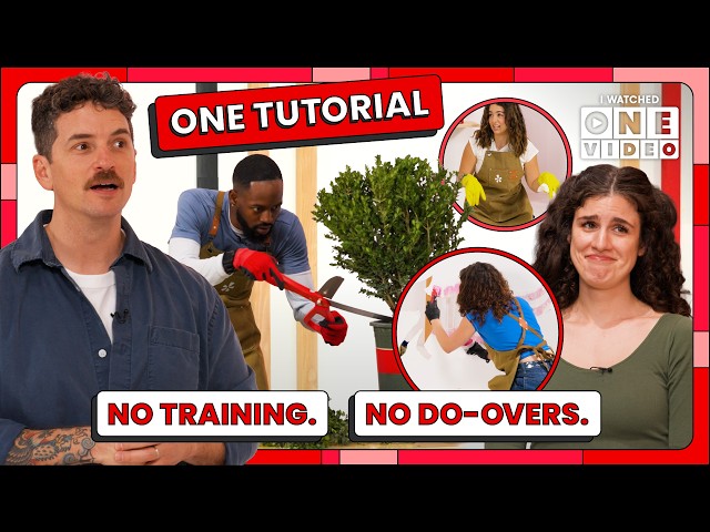 DIY Disasters: Can 1 tutorial make you an expert? | I Watched One Video