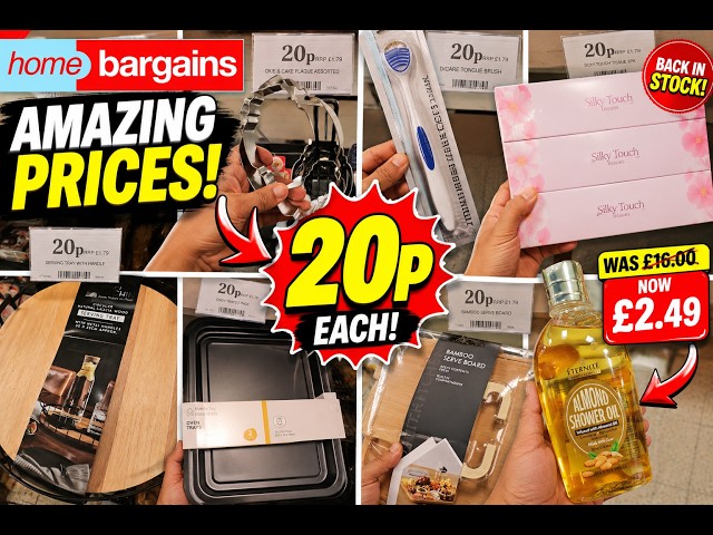 Home Bargains Just DROPPED These to 20p! 😱 Unbelievable Finds!🔥#summer #garden #vlog #shopping