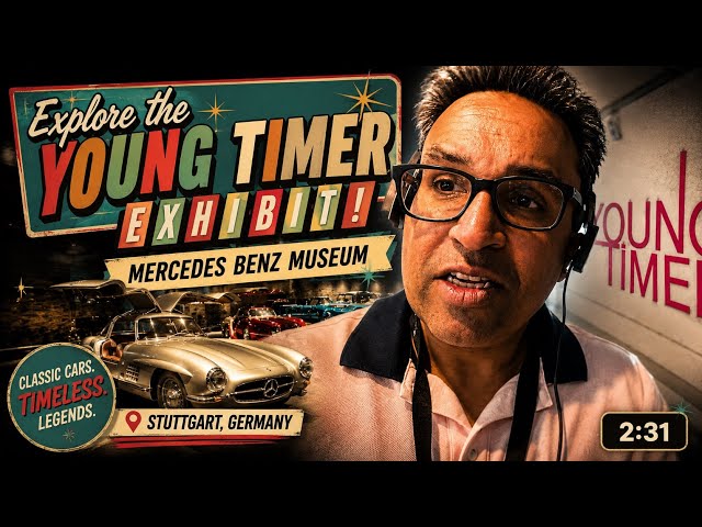 Mercedes Owners: See the Young Timer Exhibit at Mercedes Museum Stuttgart Germany