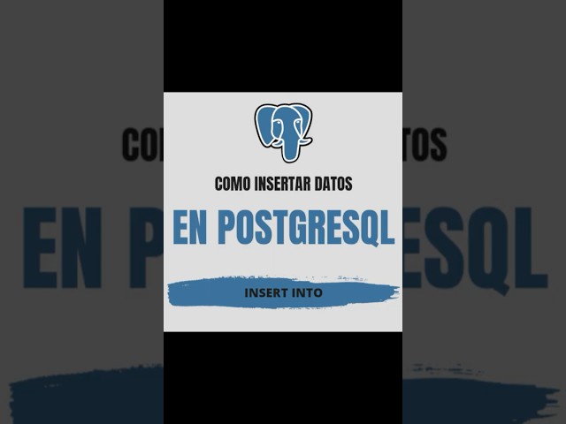 INSERT INTO en PostgreSQL explicado en 15 segundos #SQL #comandoslinux #linuxshorts
