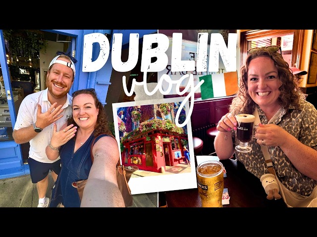 DUBLIN VLOG! 🇮🇪 Bookshops, Temple Bar, Howth, Silver Ring Workshop, BEST Irish Music & Food 🥘
