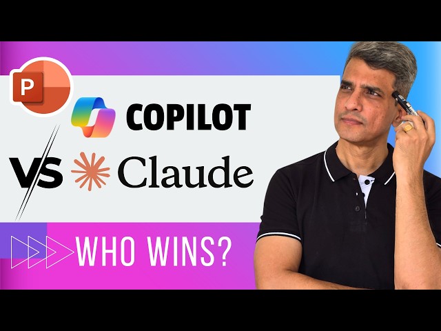 Claude vs Copilot: 3 PowerPoint Challenges — Who Wins?