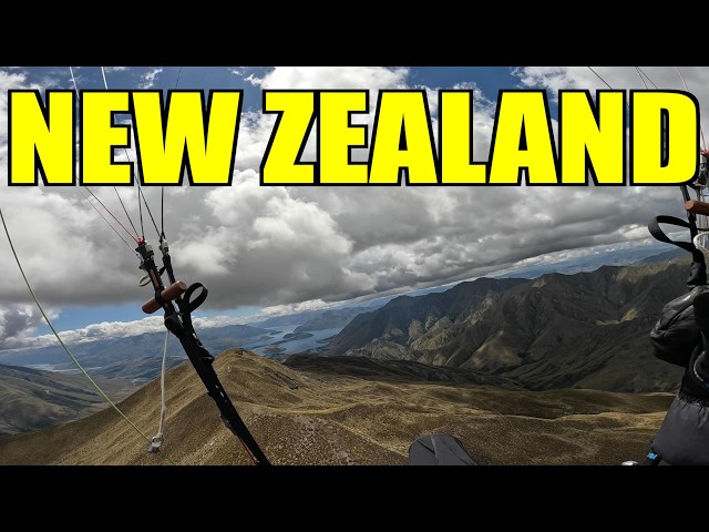 Paragliding Coronet Peak, New Zealand - 100 km FAI triangle straight from the airport (2025-01-09)