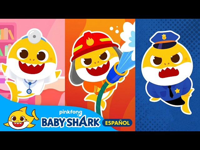 Puedo Ser Lo que Quiera Ser 🩺🚒👮🏻 | Tiburón Bebé en Diferentes Profesiones | Baby Shark en español