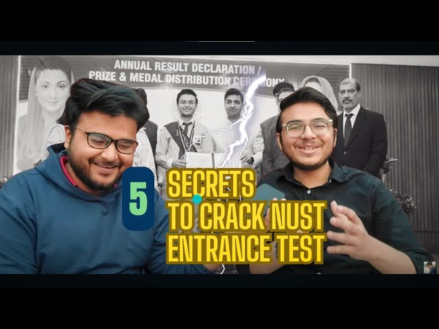 This boy CRACKED NUST ENTRANCE TEST TWICE by using these 5 SECRETS !