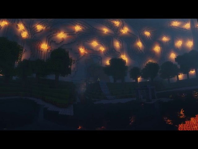 Minecraft 360° 4k | Relaxing Cave View