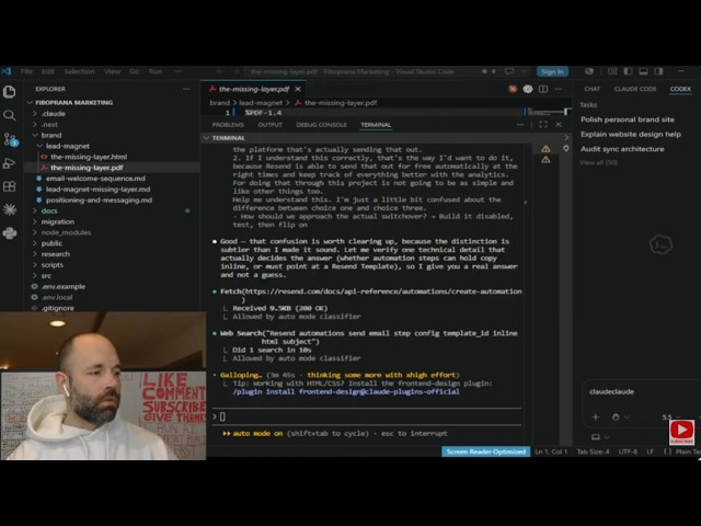 Vibe Coding Custom Agents to Automate the Marketing Systems: Founder Journey $0 → $1M | Day 120