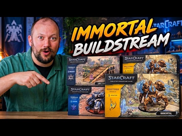 Come Build a StarCraft Immortal With Me + AMA!