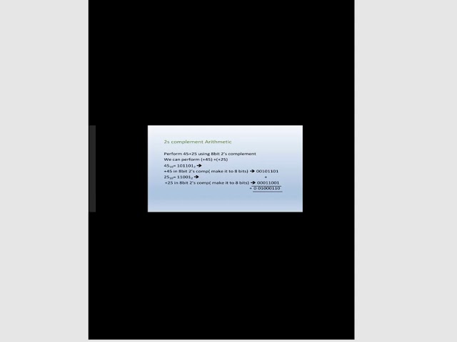 Binary Arithametic 02