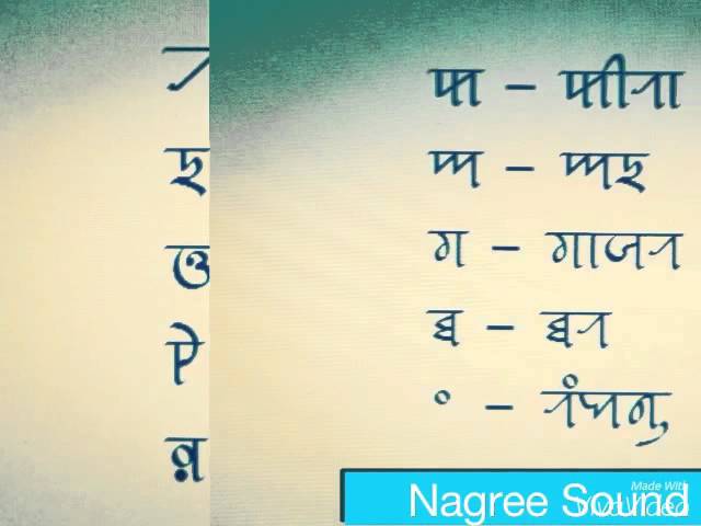 Sylheti Nagree Alphabet