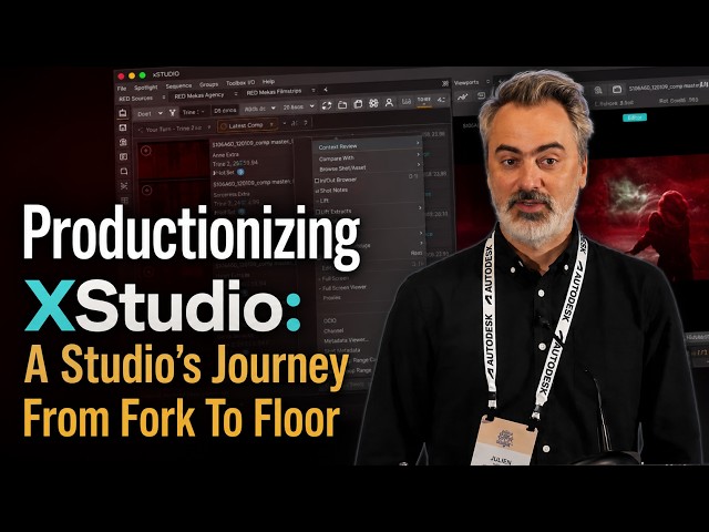 Productionizing XStudio: A Studio's Journey From Fork To Floor - Julien Hery, Rodeo FX