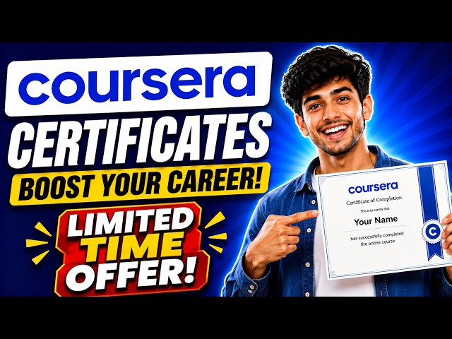 Coursera Certificates Review | Best Coursera Plus Coupon Code (2026) | Coursera Promo Code