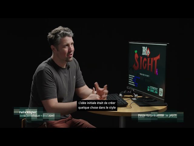 Strasbourg Scientific Game Jam 2025 | BioSIGHT – Interview with Felix Kogler
