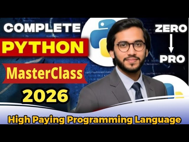 Python Full Course 2026 for Beginners | Zero to Pro Python MasterClass