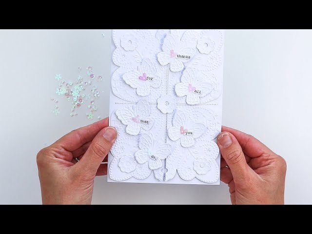 Easy and Elegant Embossed Butterfly Card | Paige Evans