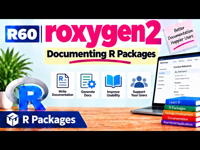 R60 | roxygen2 — Documenting R Packages | R Packages | Uplatz