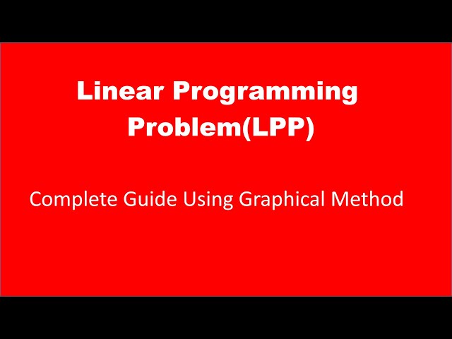 Linear Programming Made Easy! | Master the Theory Step-by-Step 💡