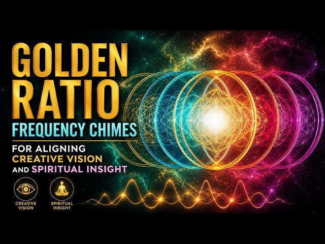 Unlock Creative Vision & Spiritual Clarity | Golden Ratio Frequency Chimes