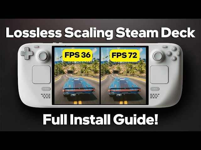Double Your FPS! Lossless Scaling On The Steam Deck Is Amazing