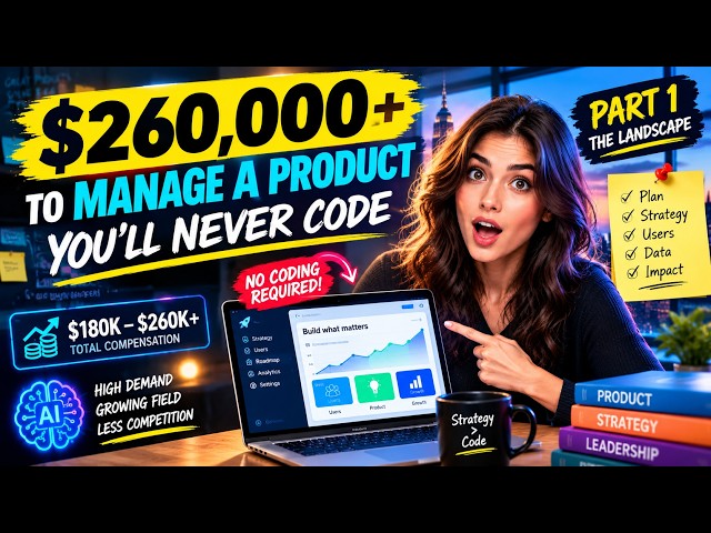 You Don't Need to Code to Earn $260K in Tech | AI Product Manager 2026