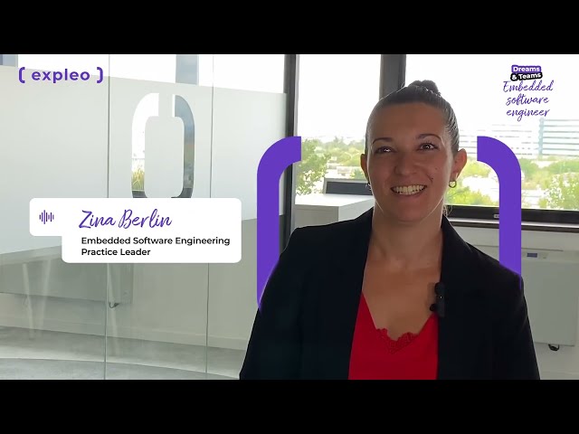 Embedded Software Engineer, Zina Berlin, tell us what life is like at Expleo (EN)