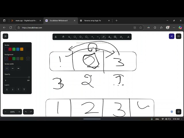 Array #3 Reverse an Array C++