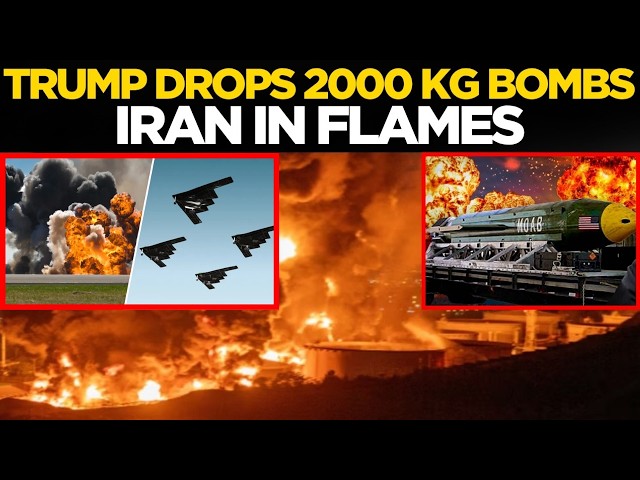 US Strikes Iran LIVE: 2,000‑Pound Bunker Buster Bombs Ignite Fierce Blasts | Trump Latest Live | US