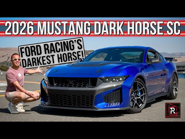 Supercharged Track Weapon! | 2026 Ford Mustang Dark Horse SC | First Drive Review