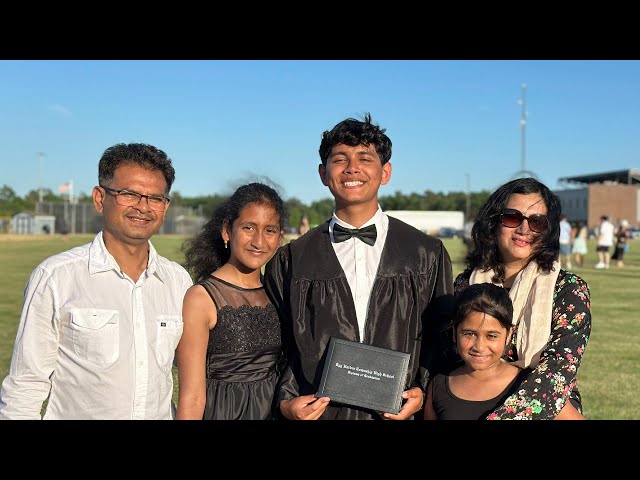 Oh, I graduated. Oh yeah I just graduated High School!