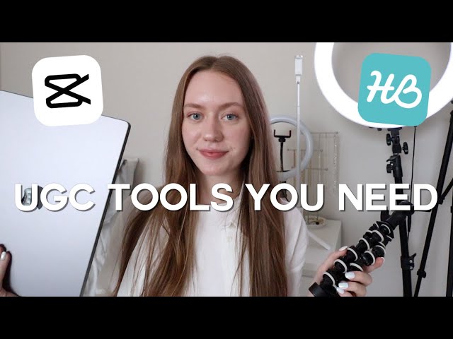 UGC content creator tools you NEED! 📸 | getting started with UGC, content creator must haves