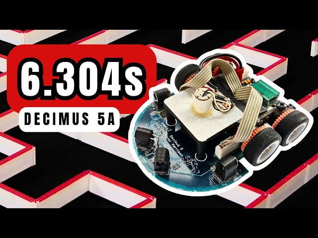 Decimus 5a Fastest UK Micromouse and winner of the UKMARS British final, summer 2023