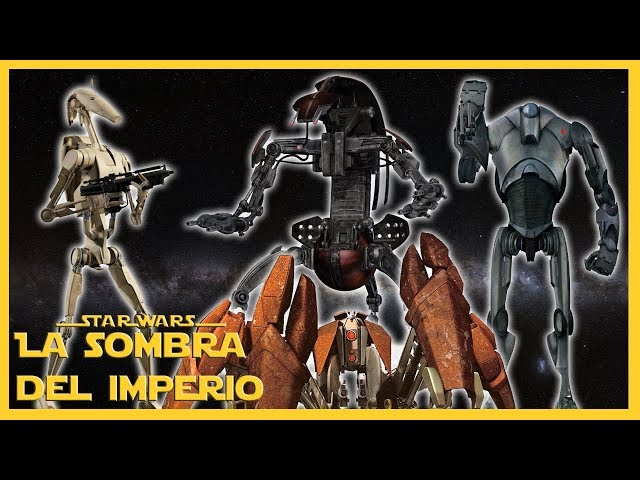 Todos los Tipos de Droides de Batalla Explicados #TodoEnStarWars