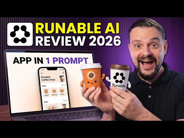 Runable AI Review (2026) Build a Coffee Shop App from 1 Prompt (for IOS & Android)