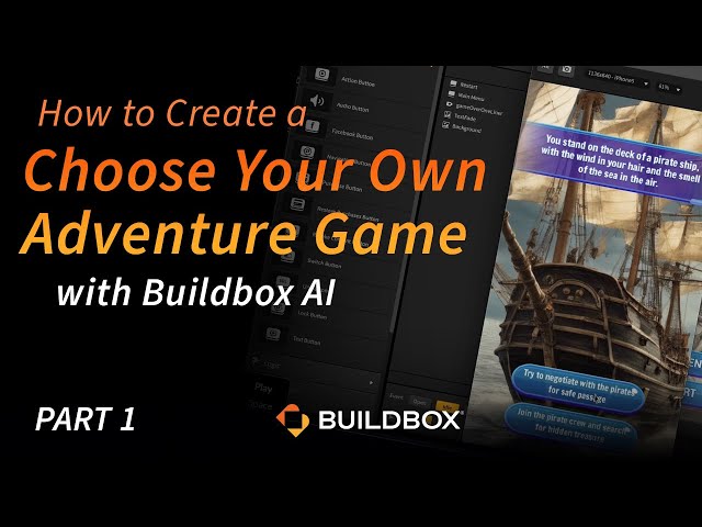 How to Make Your Own Choose Your Own Adventure Mobile Game (Part 1) | Buildbox AI NoCode Tutorial