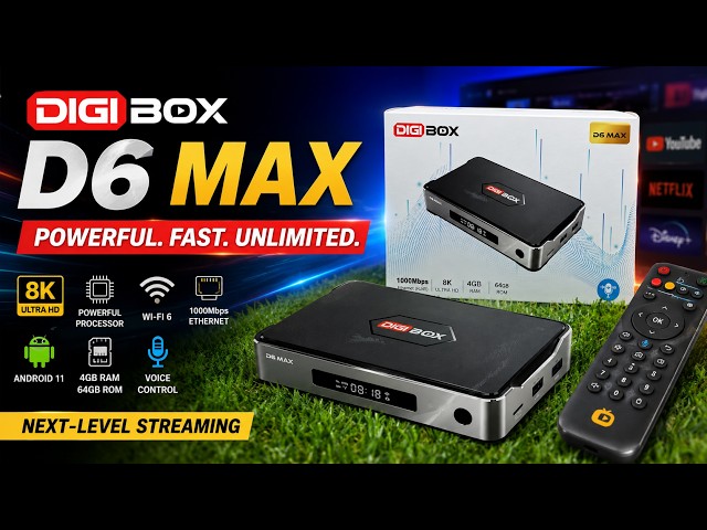 DIGIBOX D6 MAX Review – Great Android TV Box, But There's a Catch...