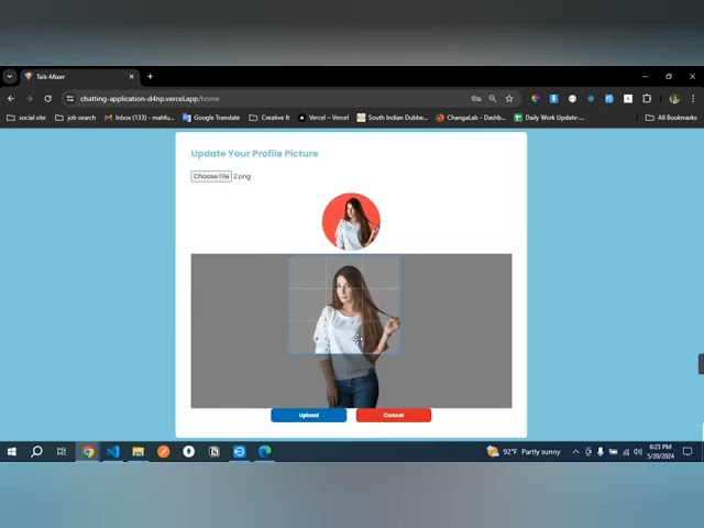 Chatting Application Using React js/Tailwind/Firebase