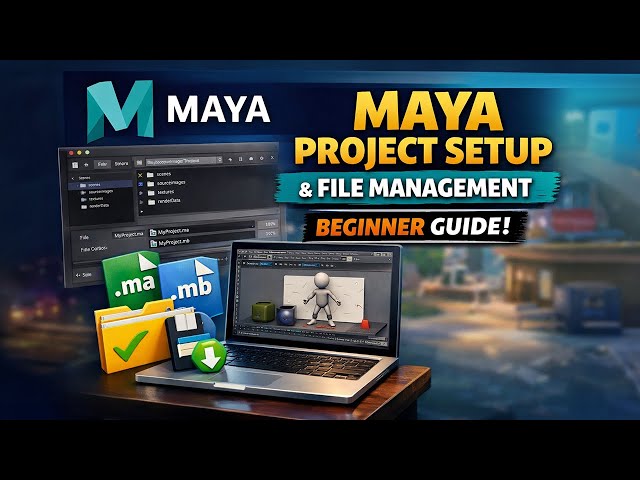 Maya Project Setup & File Management for 3D Animation