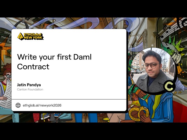 Write your first Daml Contract I Jatin Pandya