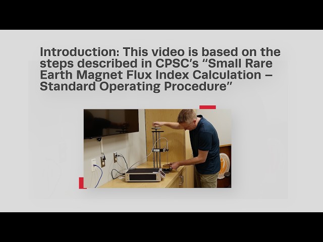 CPSC’s Method of Measuring Flux Density of Spherical Magnets