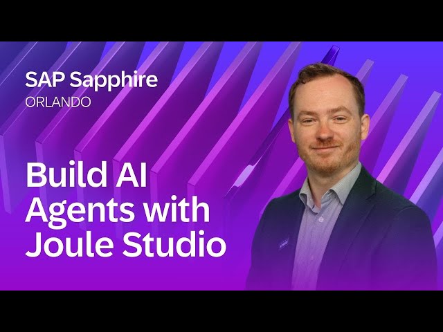 Build AI Agents with Joule Studio | SAP Sapphire Orlando 2026